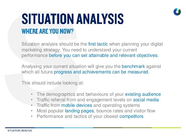 Situation Analysis Template marketing situation analysis exle hosts